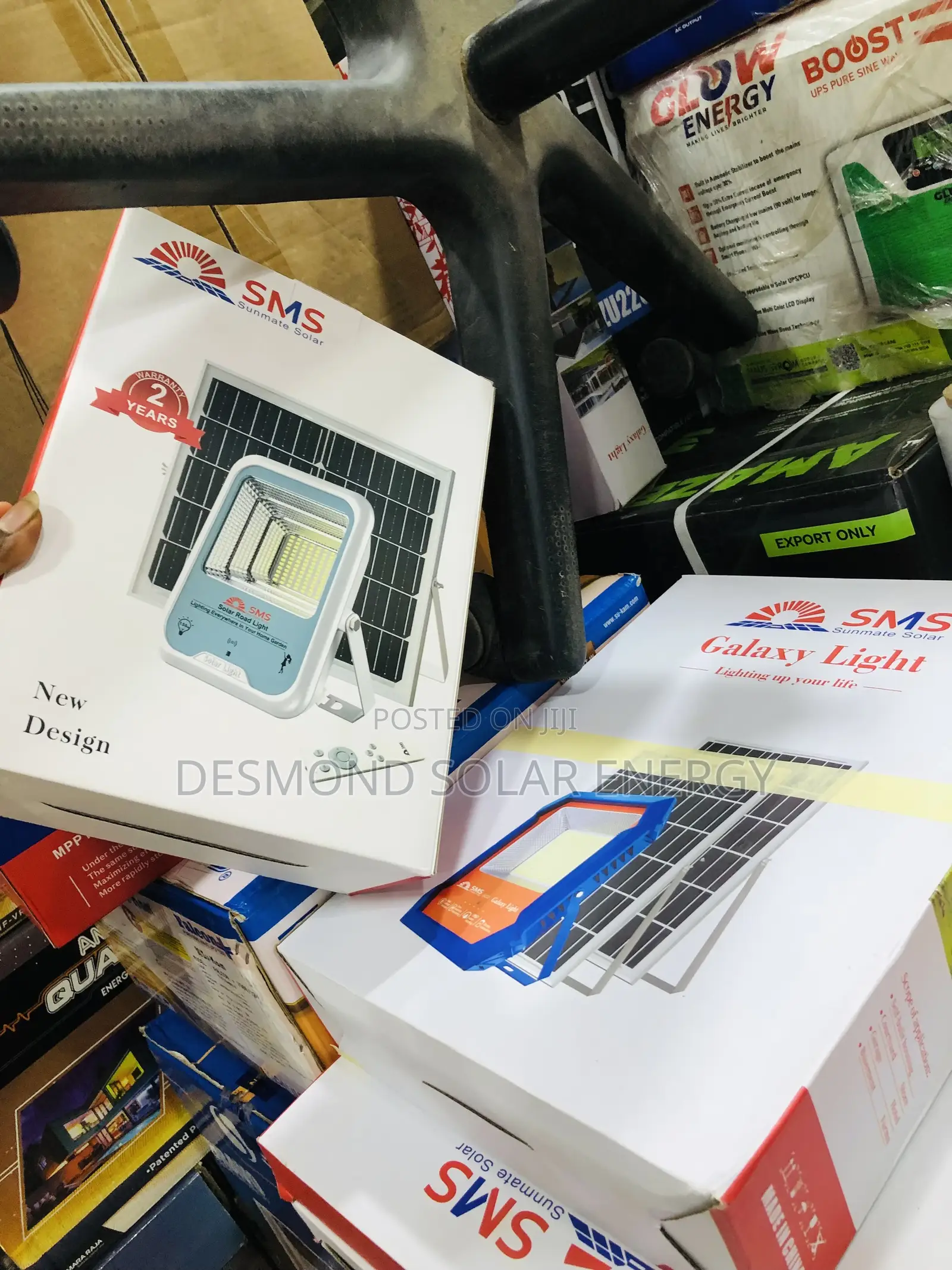 150W SMS Solar Flood Light