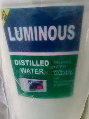 25liters Pure Luminous Distilled Water