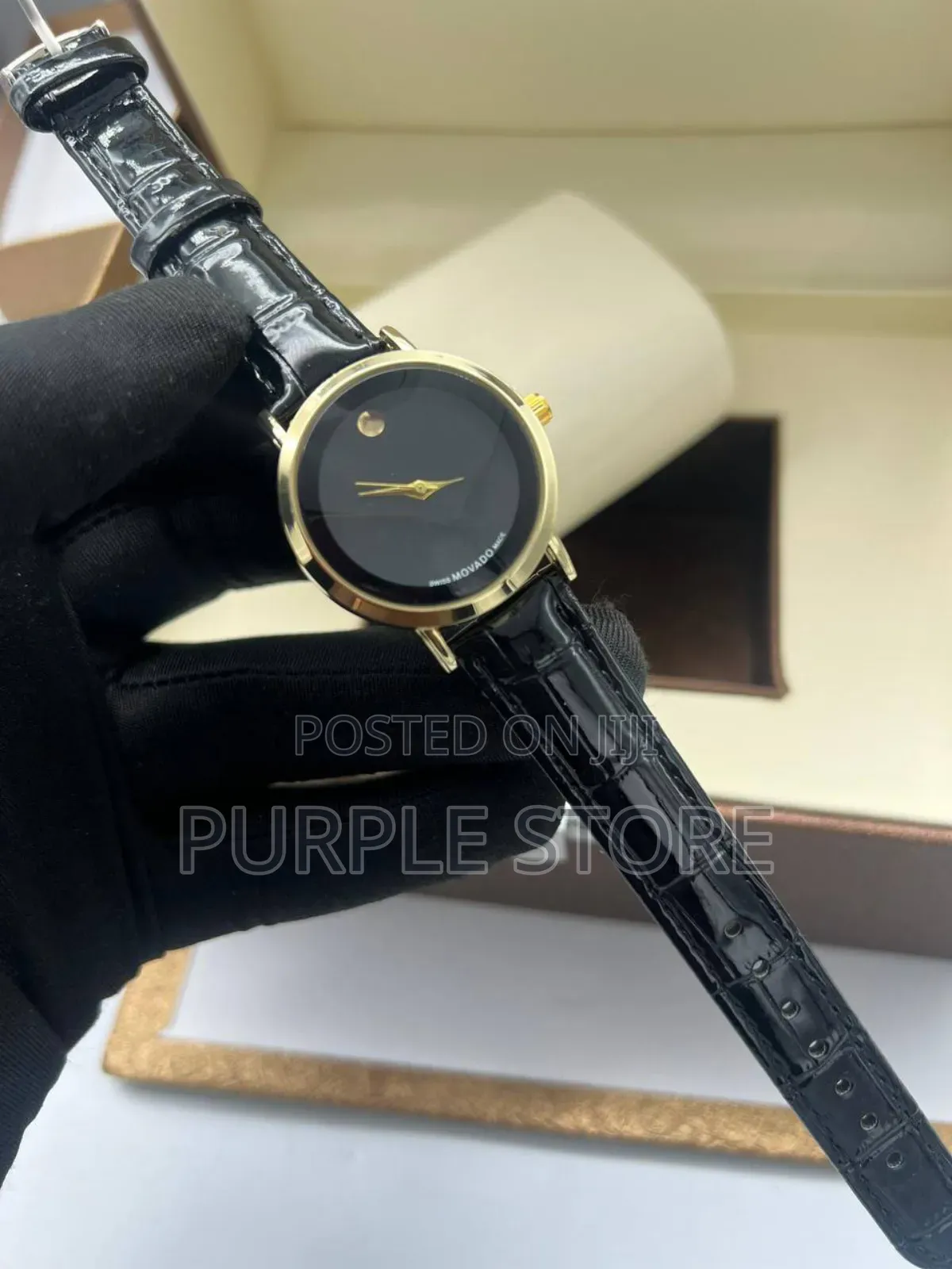 Mont Blanc Female Leather Wristwatch