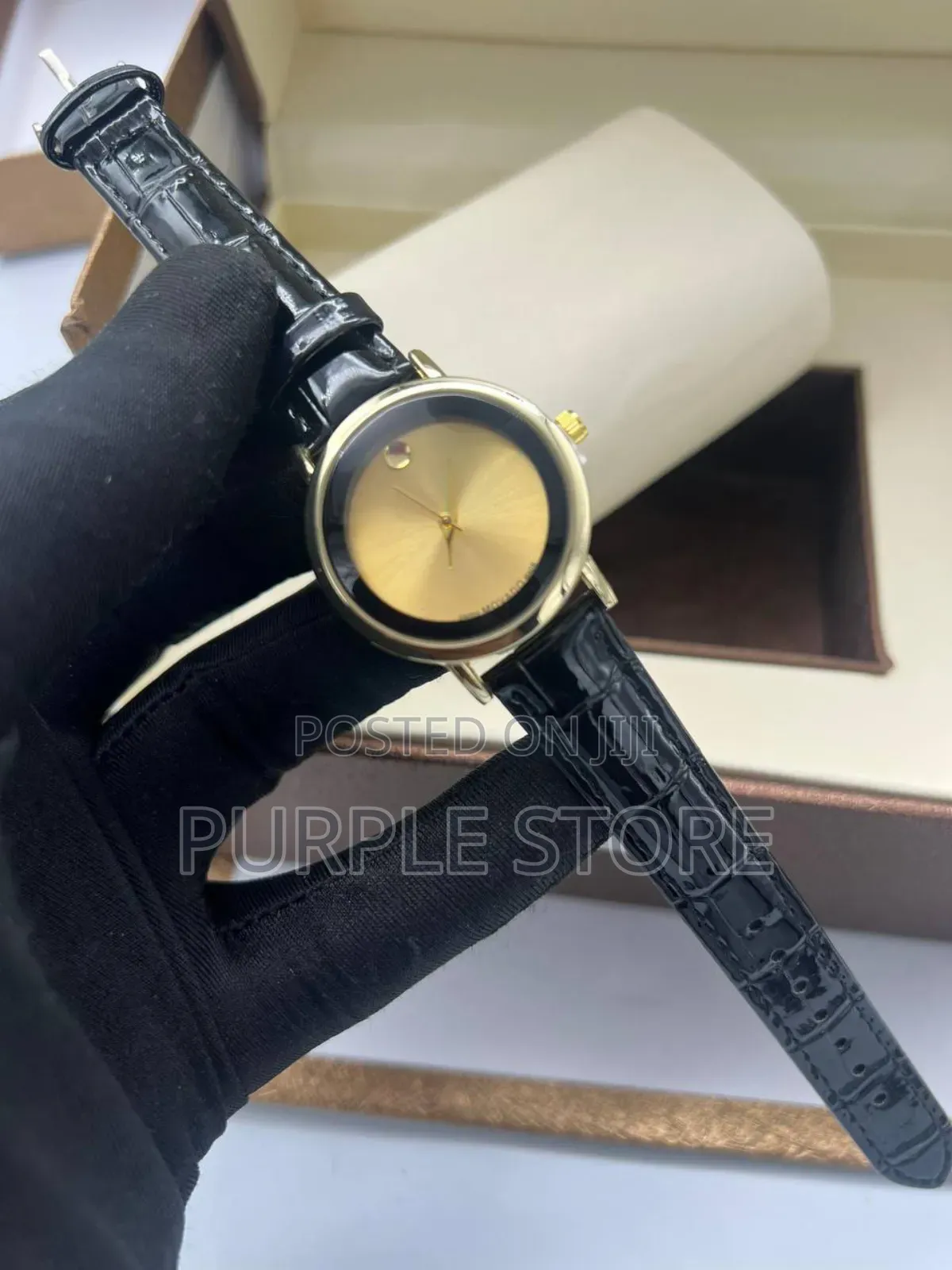 Mont Blanc Female Leather Wristwatch