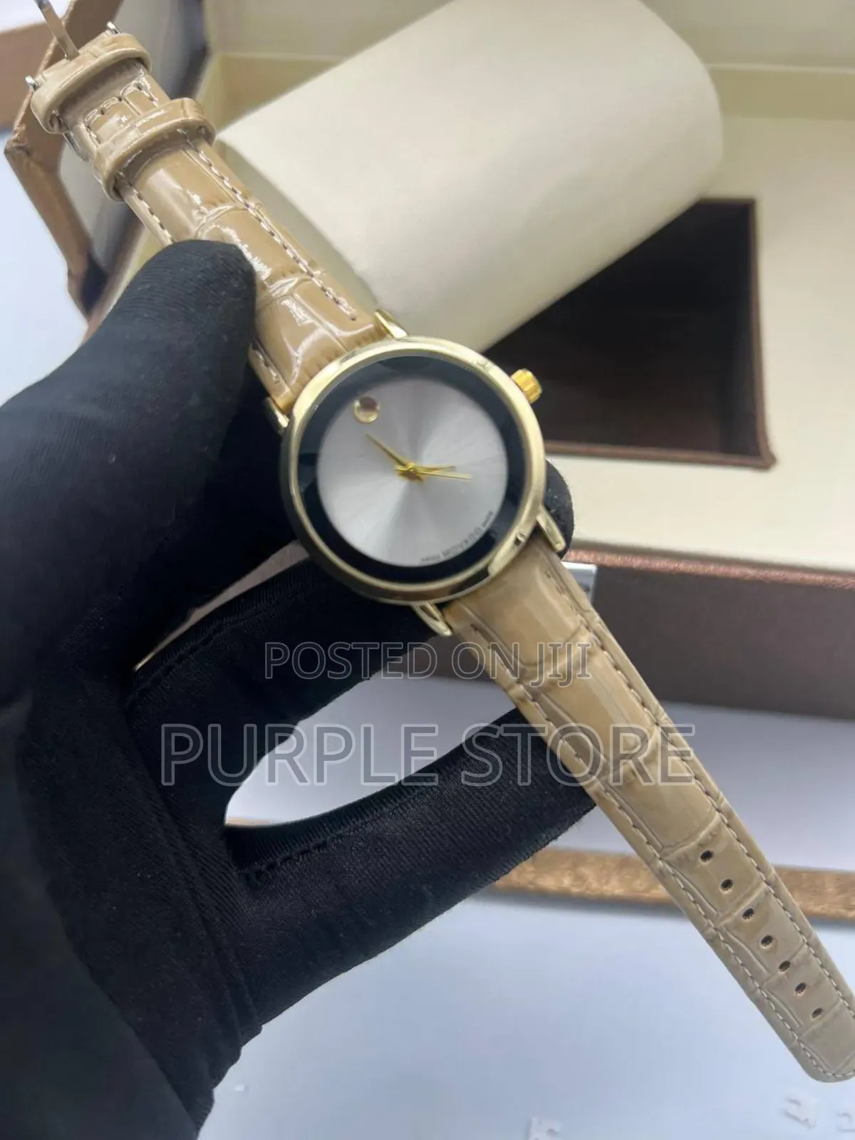 Mont Blanc Female Leather Wristwatch