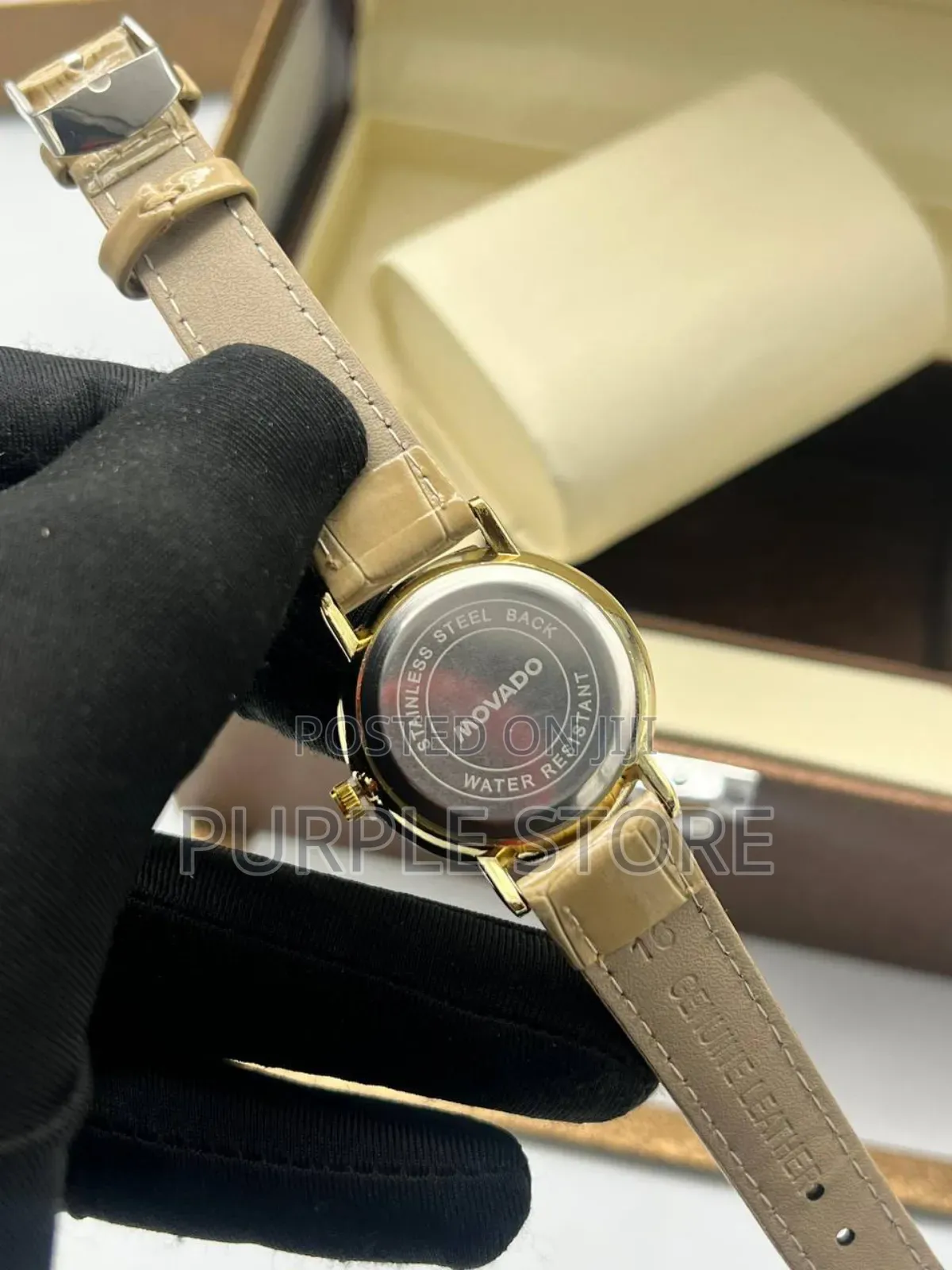 Mont Blanc Female Leather Wristwatch