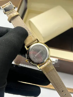 Mont Blanc Female Leather Wristwatch