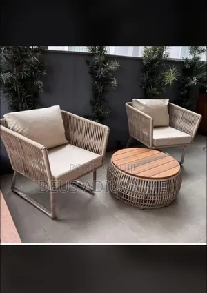 Outdoor Rattan Set of Chair and Table