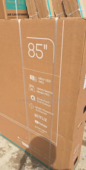 Brand New 2026made Hisense 85"Inch (ULED) Smart Netflix Youtube