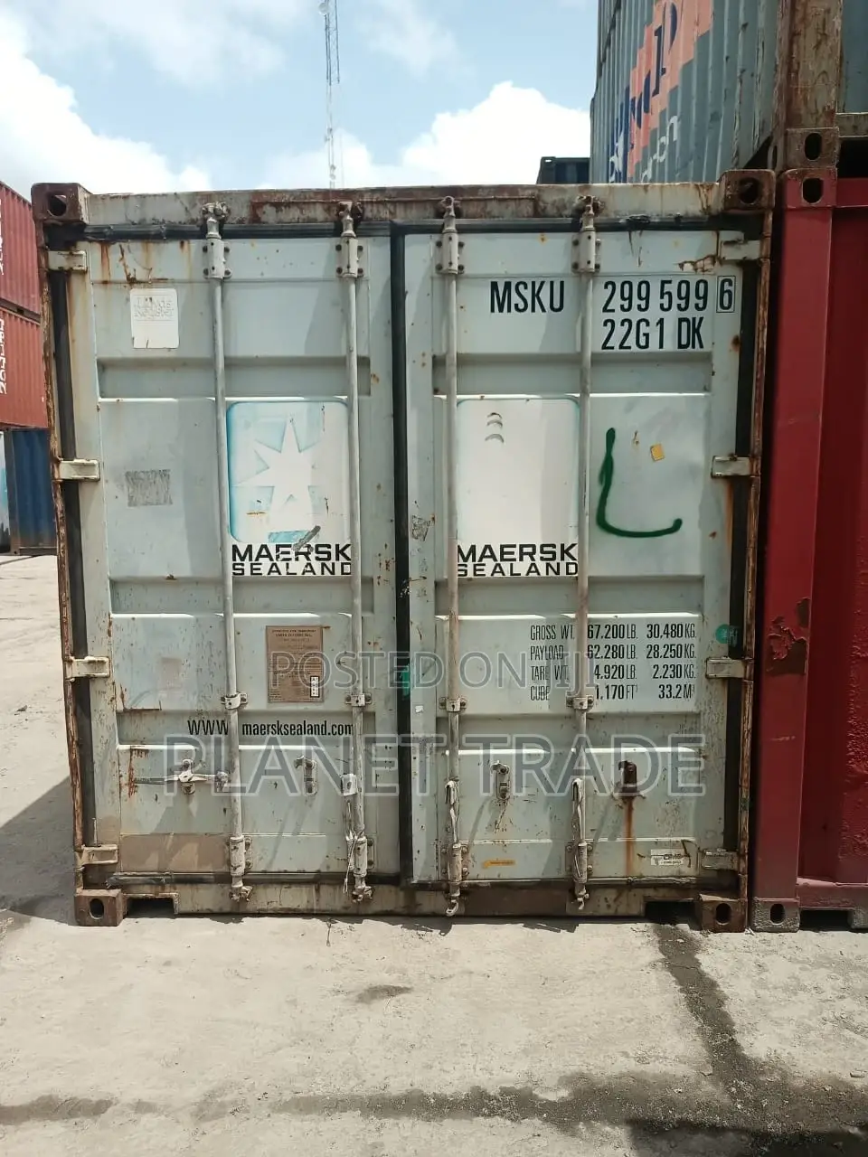20ft Empty Shipping Container