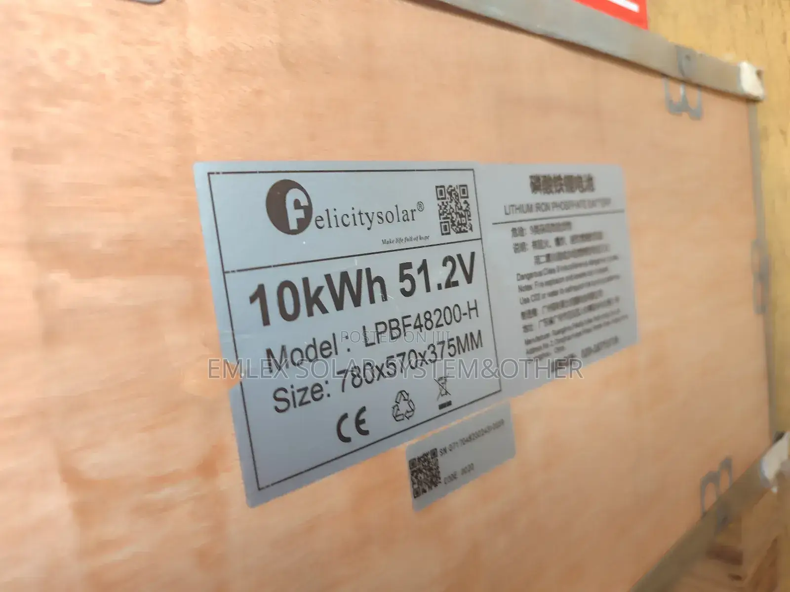 10kva 51.2volts Lithium Battery
