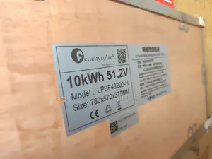 10kva 51.2volts Lithium Battery