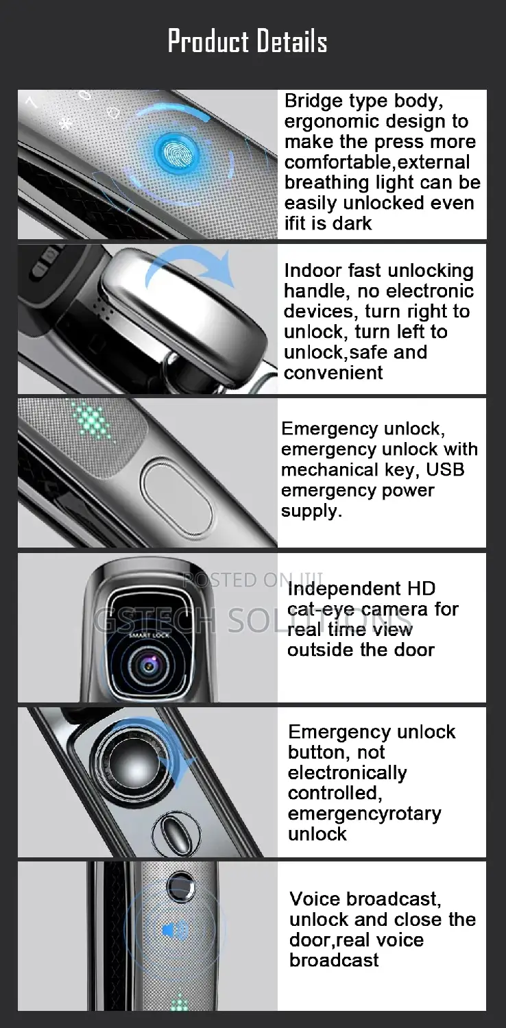 Digital Smart Door Lock With Camera