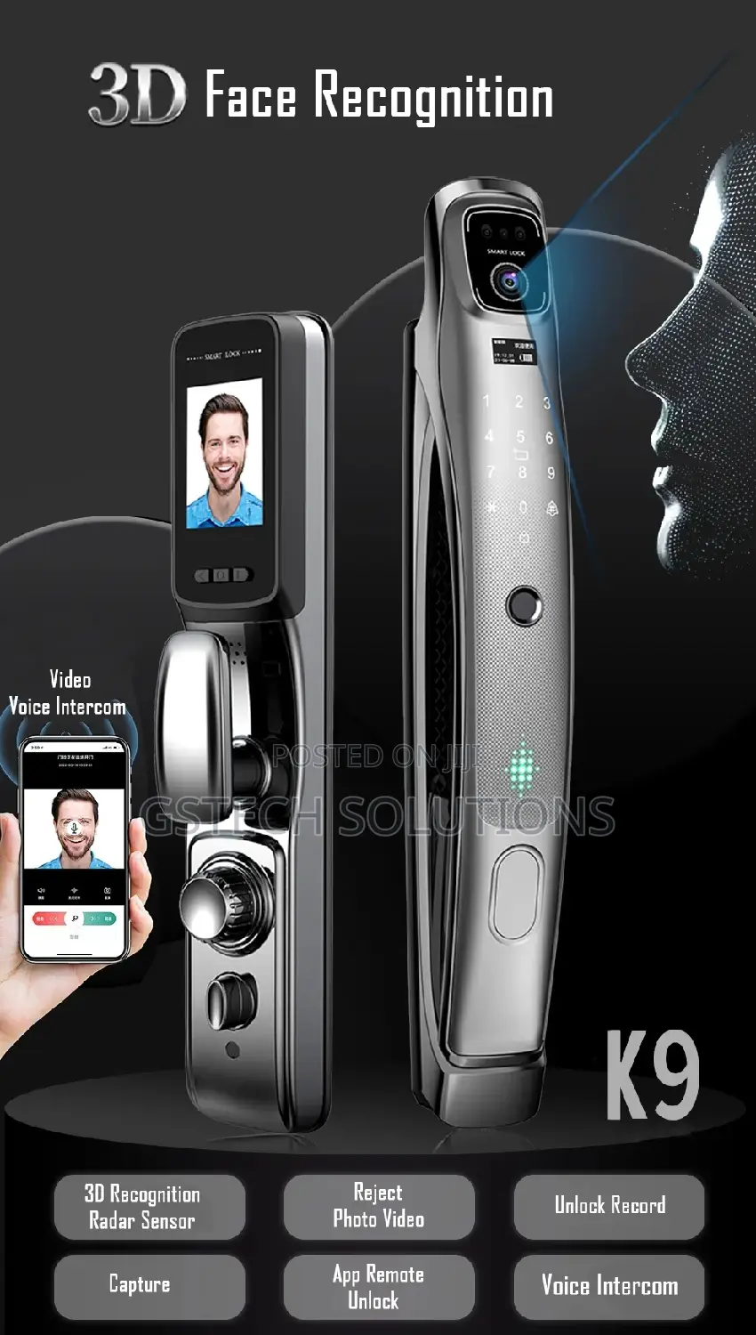 Digital Smart Door Lock With Camera