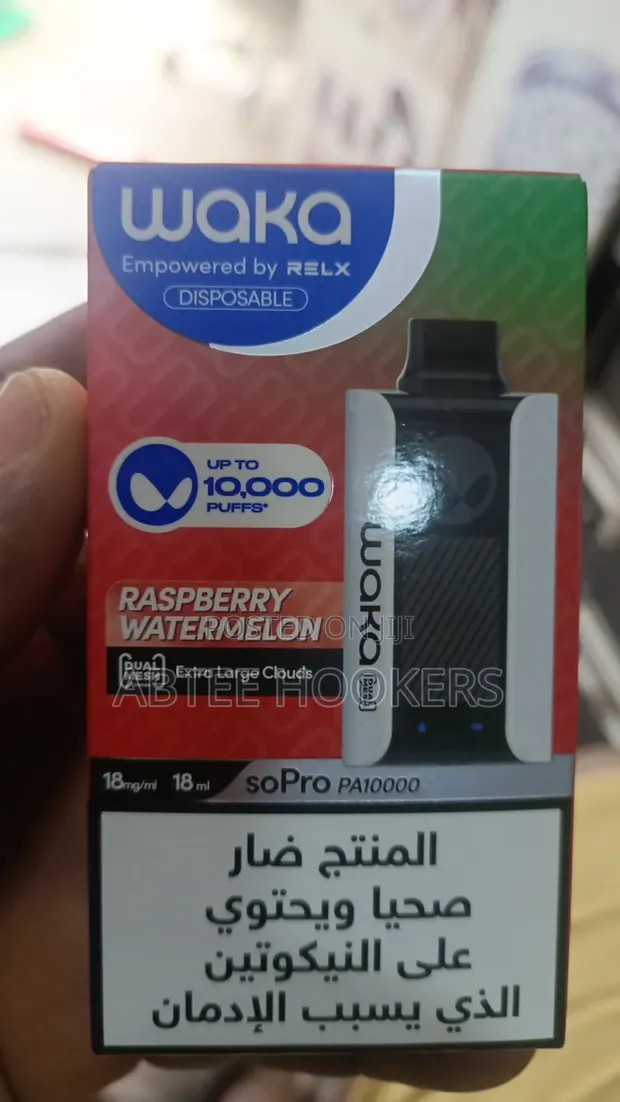 Waka 10,000 Puffs Vape for sale - ABTEE HOOKERS  Price:  15,000 on  Jiji.ng [Ikeja]