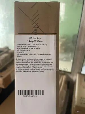 Photo - New Laptop HP 14S 4GB Intel Core I3 SSD 256GB