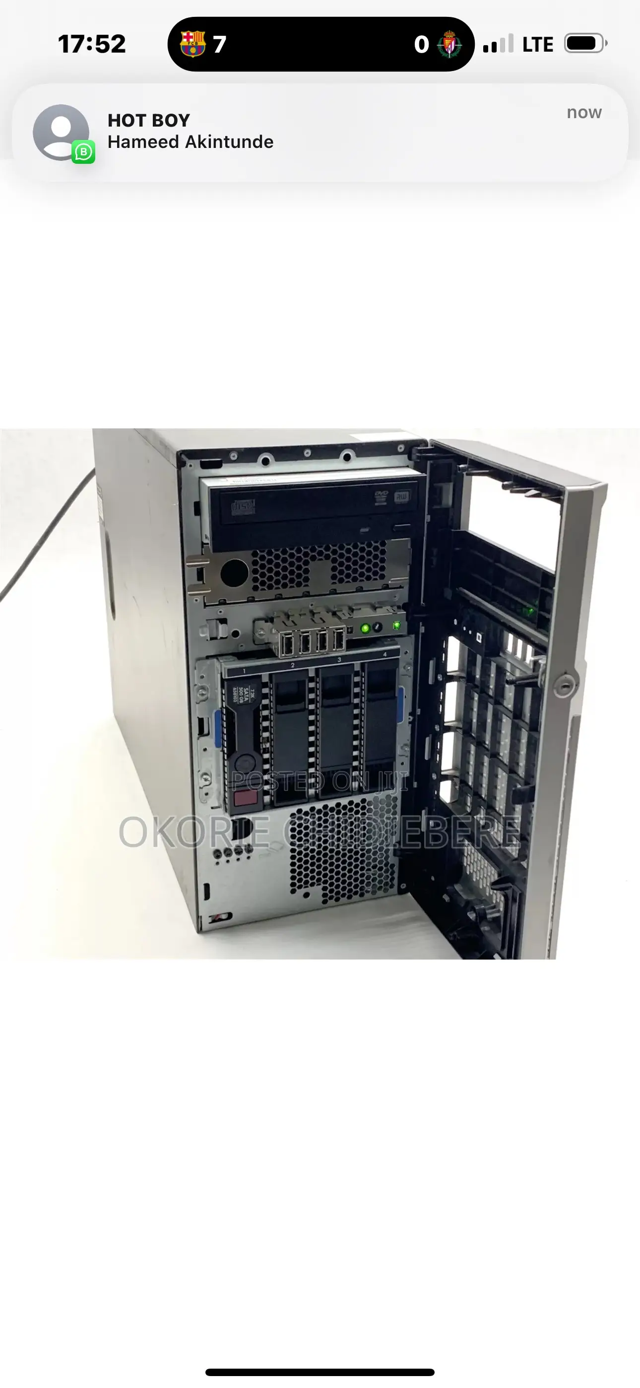 Server HP ProLiant ML 16GB Intel Xeon HDD 1T