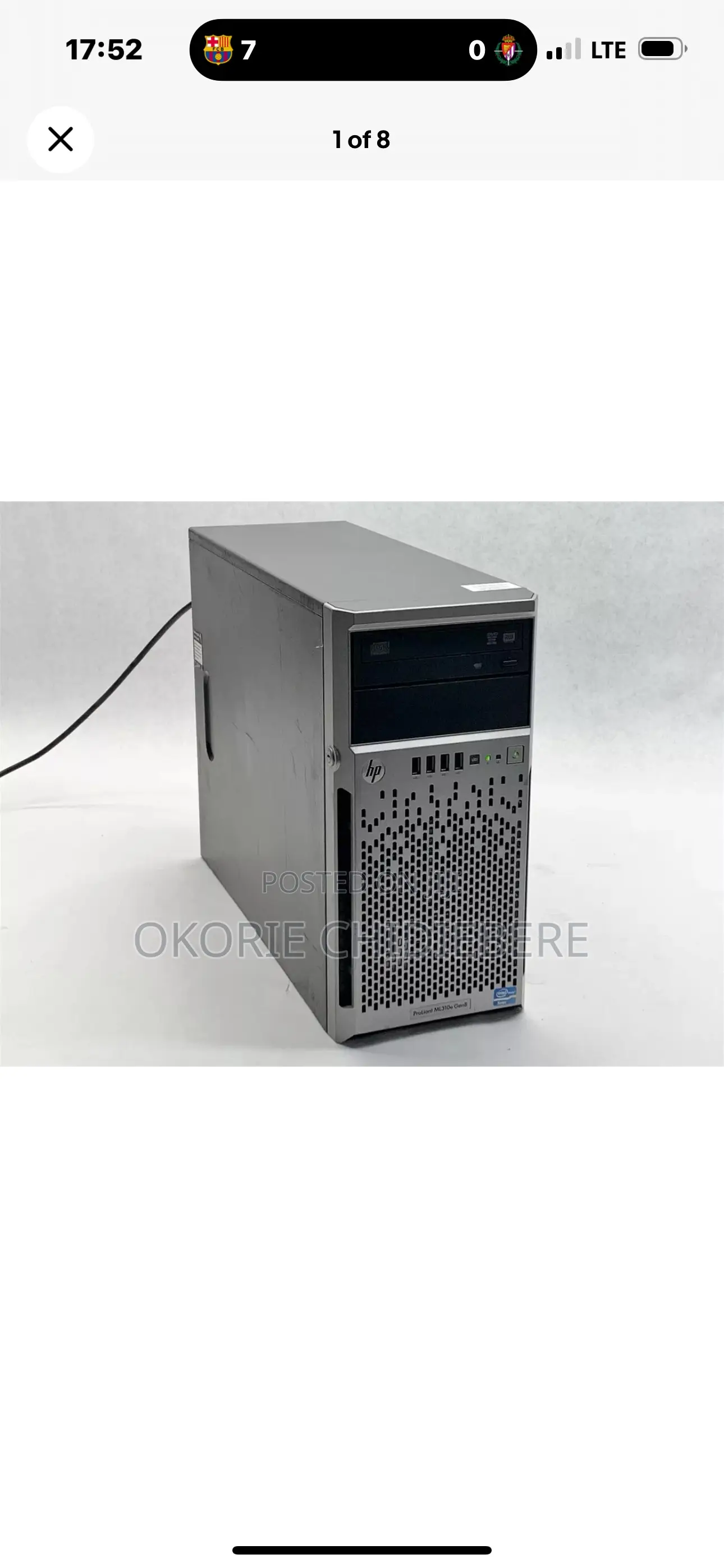 Server HP ProLiant ML 16GB Intel Xeon HDD 1T