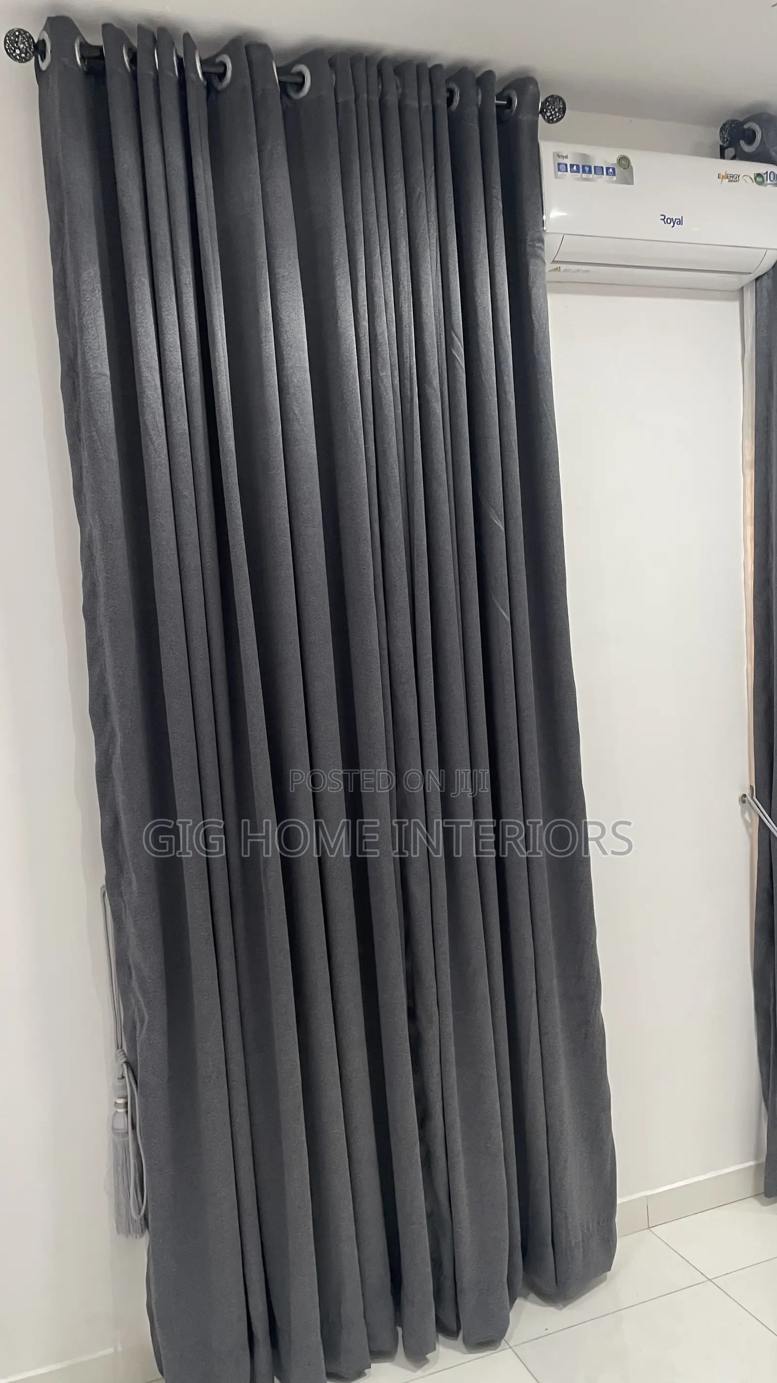 Grey Turkish Curtains