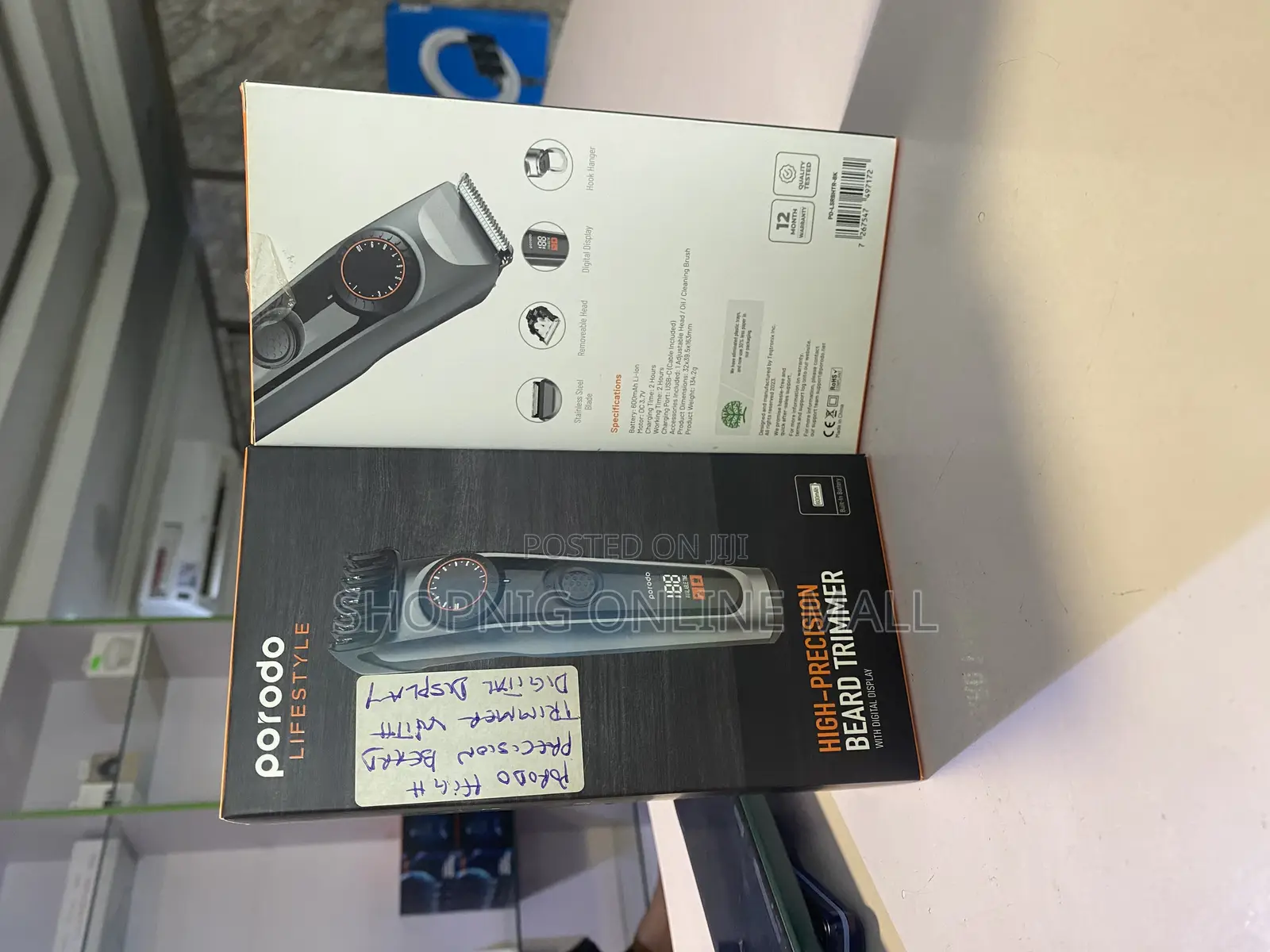 Porodo High Precision Beard Trimmer With Digital Display