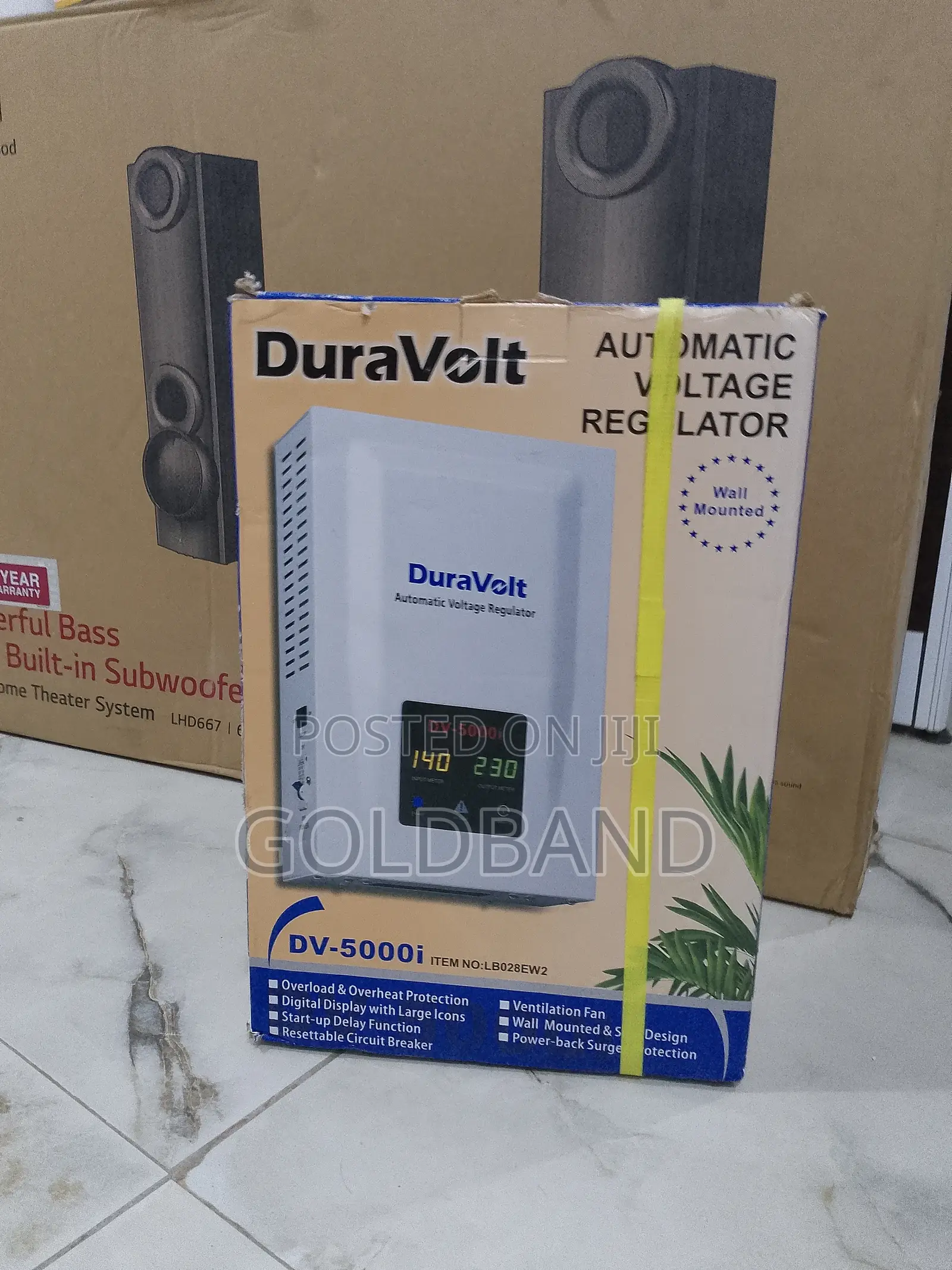 Duravolt 5000W Maintenance Free Wall Mounted Stabilizer