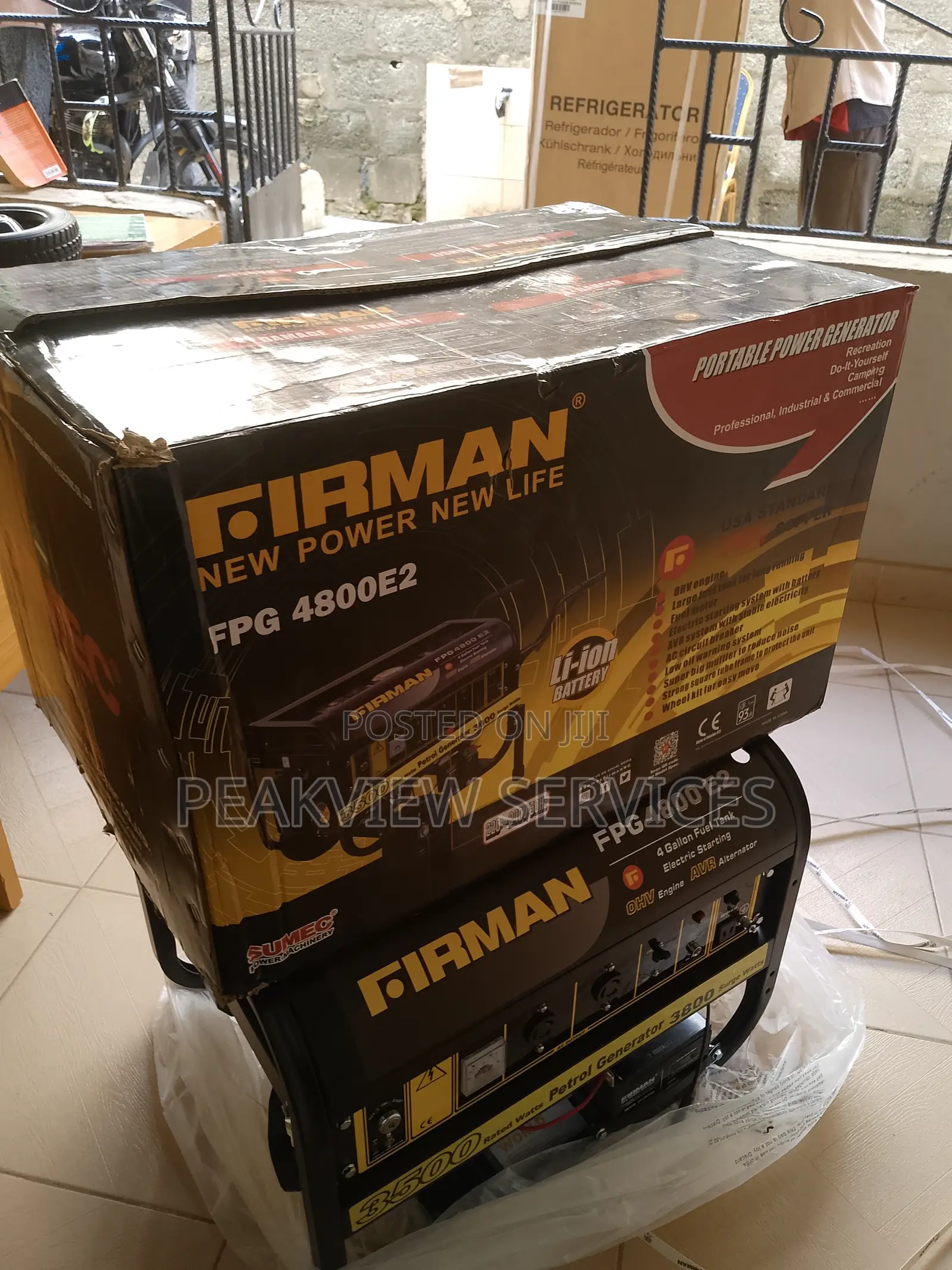 Heavy Duty Sumec Firman Fpg4800e2 Automatic Generator
