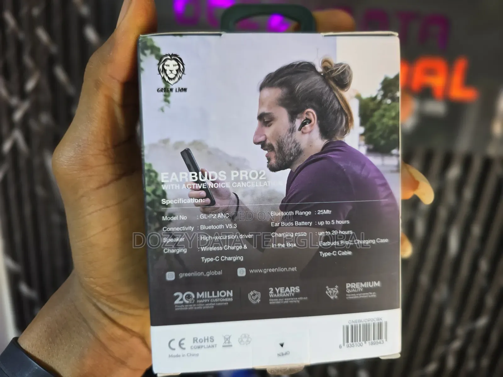 Greenlion Earbuds Pro2 With Active Noice Cancellation