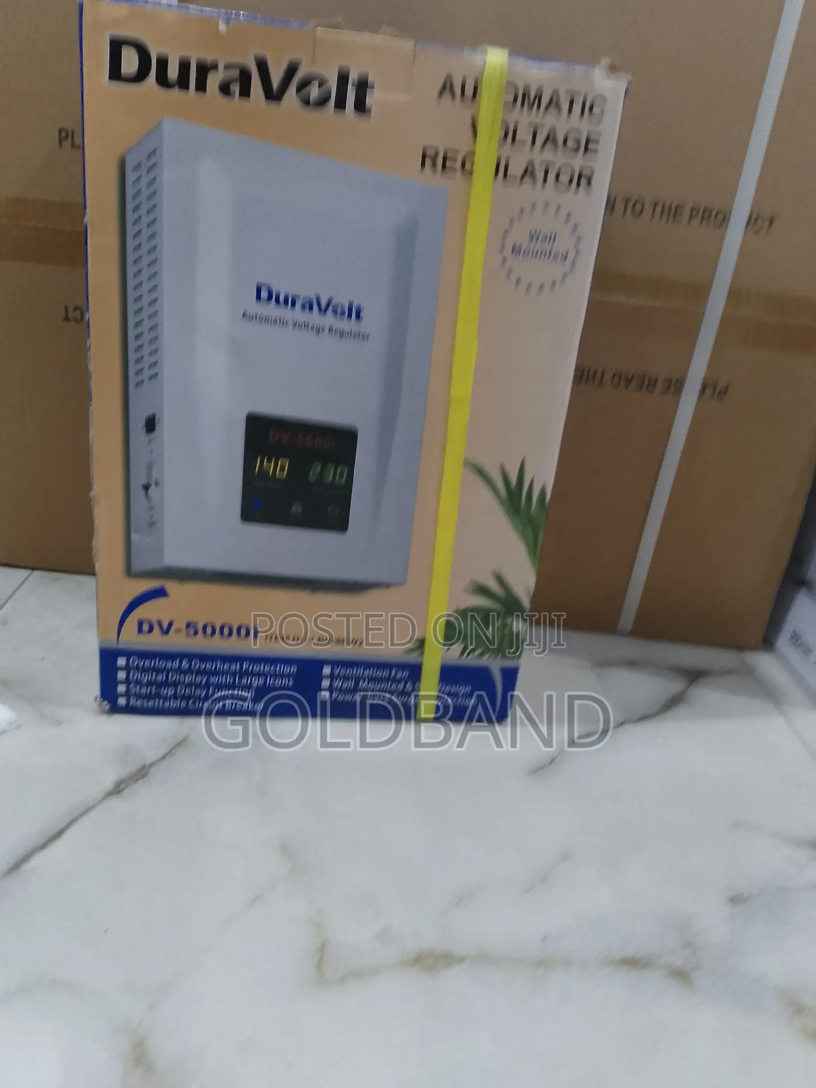 Duravolt 5000W Wall Mounted Slim Designed Stabilizer