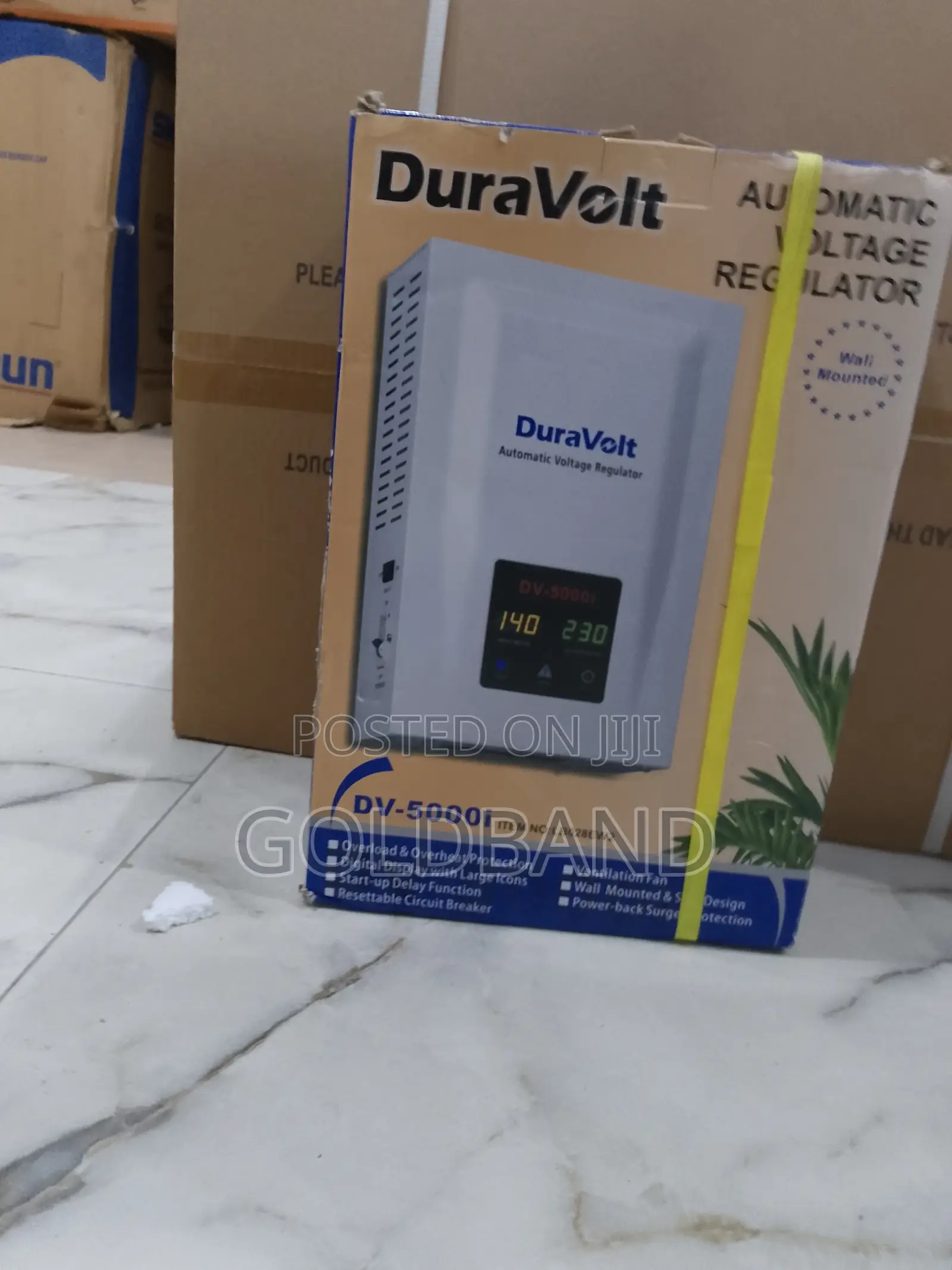 Duravolt 5000W Fast Acting Wall Mounted Stabilizer D-5000
