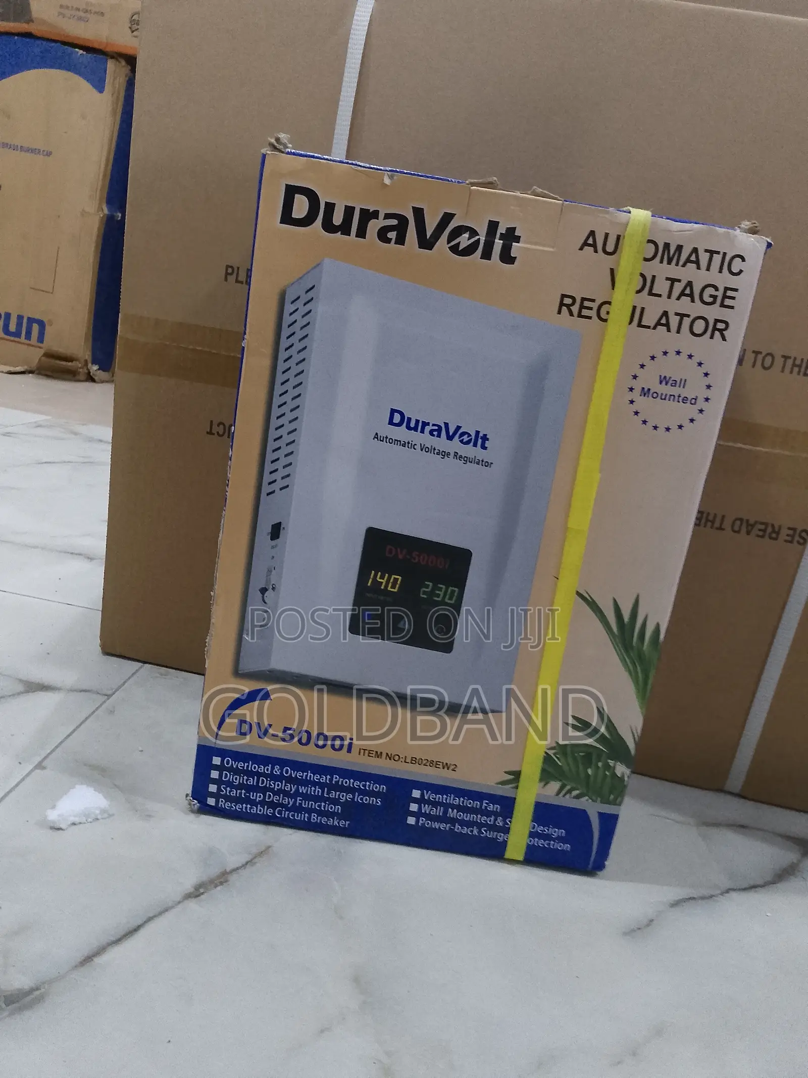 Duravolt 5000W Precise Wall Mounted Stabilizer Dv-5000i