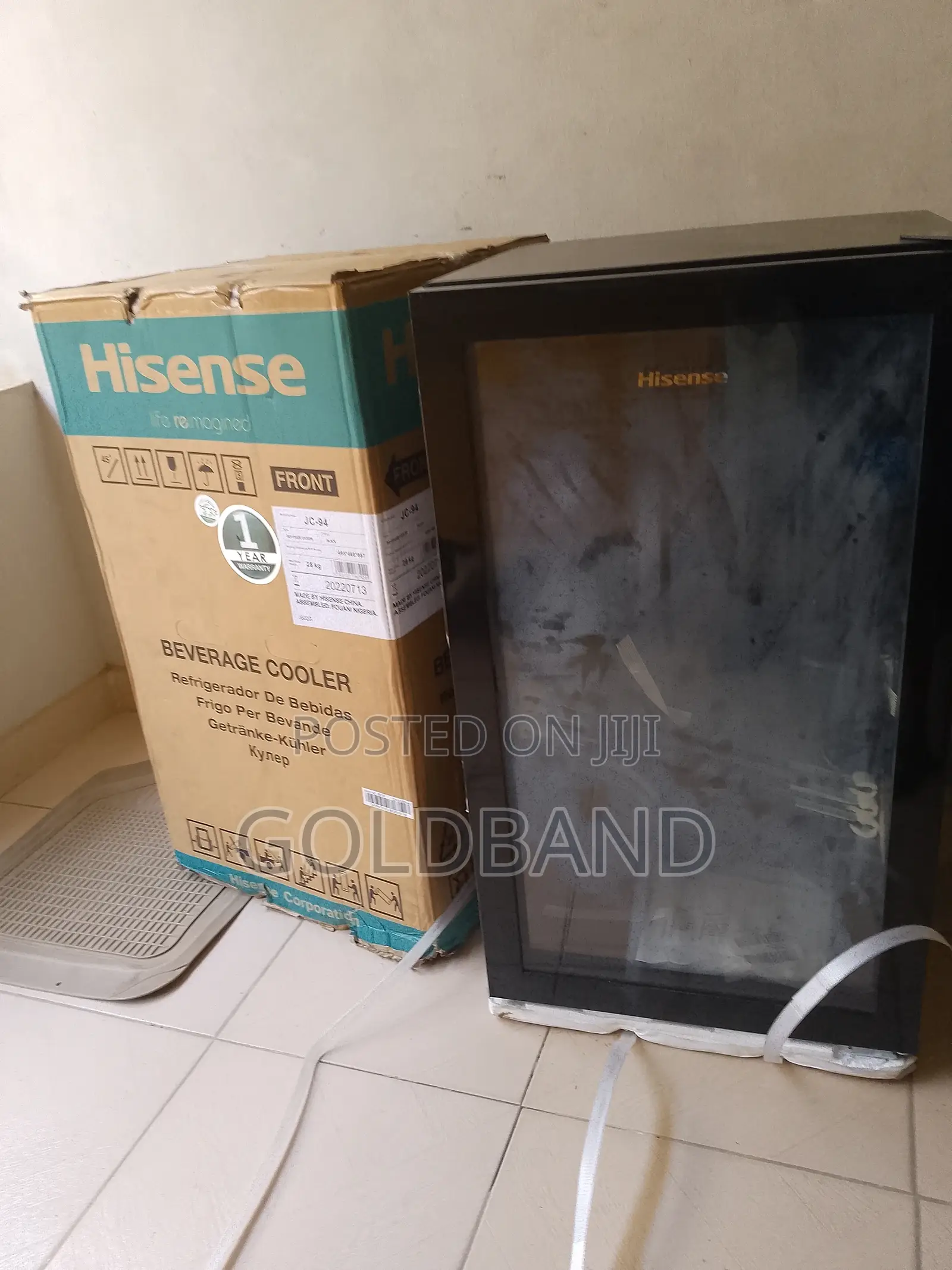 Hisense 91L Beverage Cooler Jc-94 (Frost Free)