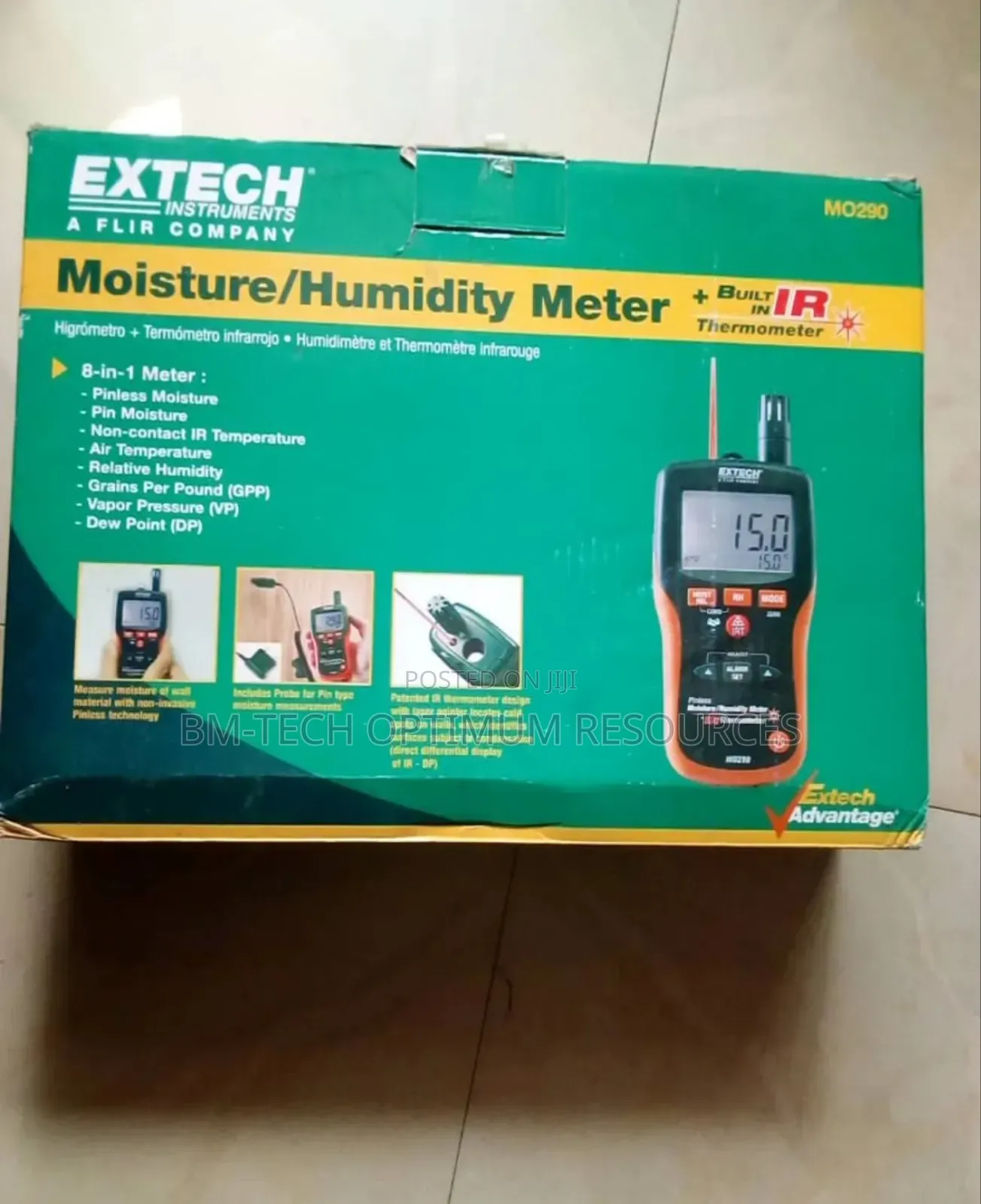 Extech Mo290 Moisture, Humidity Meter