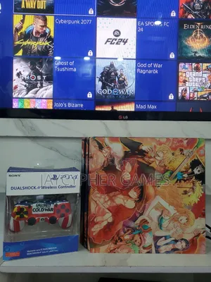 Uk Used Playstation Pro4 With 17 Games 9.0 Low Version
