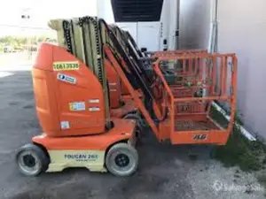 Single Mast Man Lift Table Aerial Work Platform Portable Man