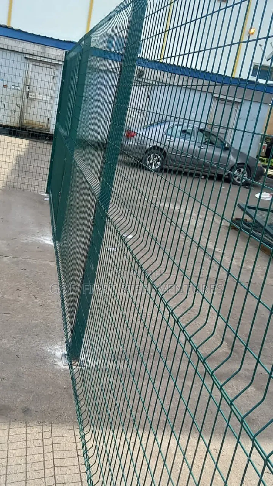 Panel Mesh Green Coated