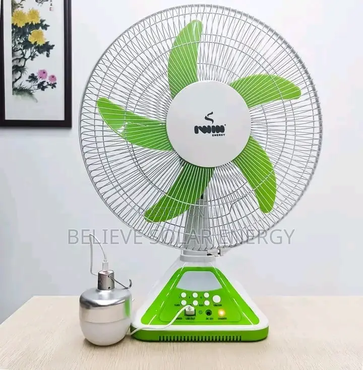 Rechargeable Solar Fan 16ch
