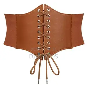 Women Corset Style Width Leather Belt