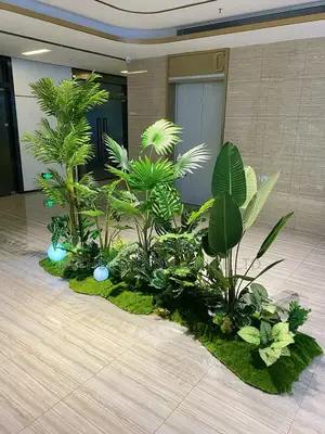 Creative Designs With Artificial Plants and Grass
