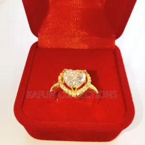 Non-Fading Steel Adjustable Proposal Ring