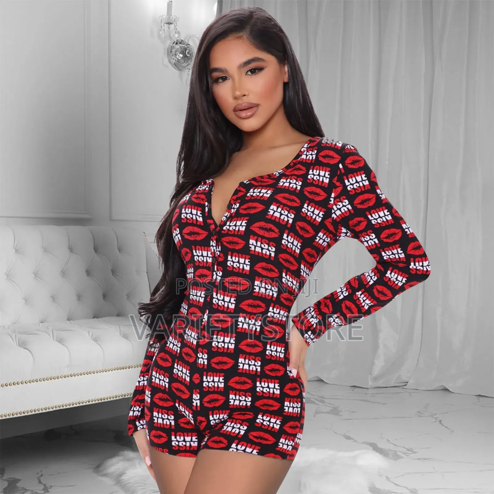 Printing Casual Jumpsuit