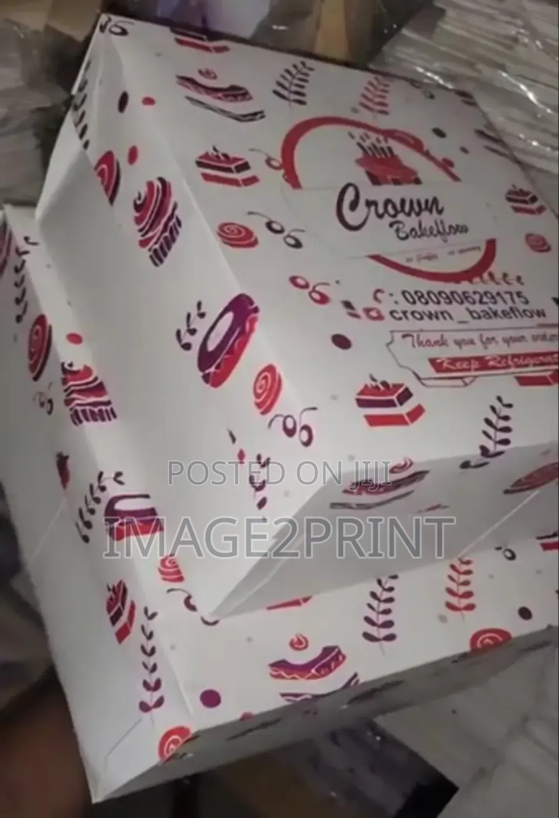 Cake Box Printing and Production