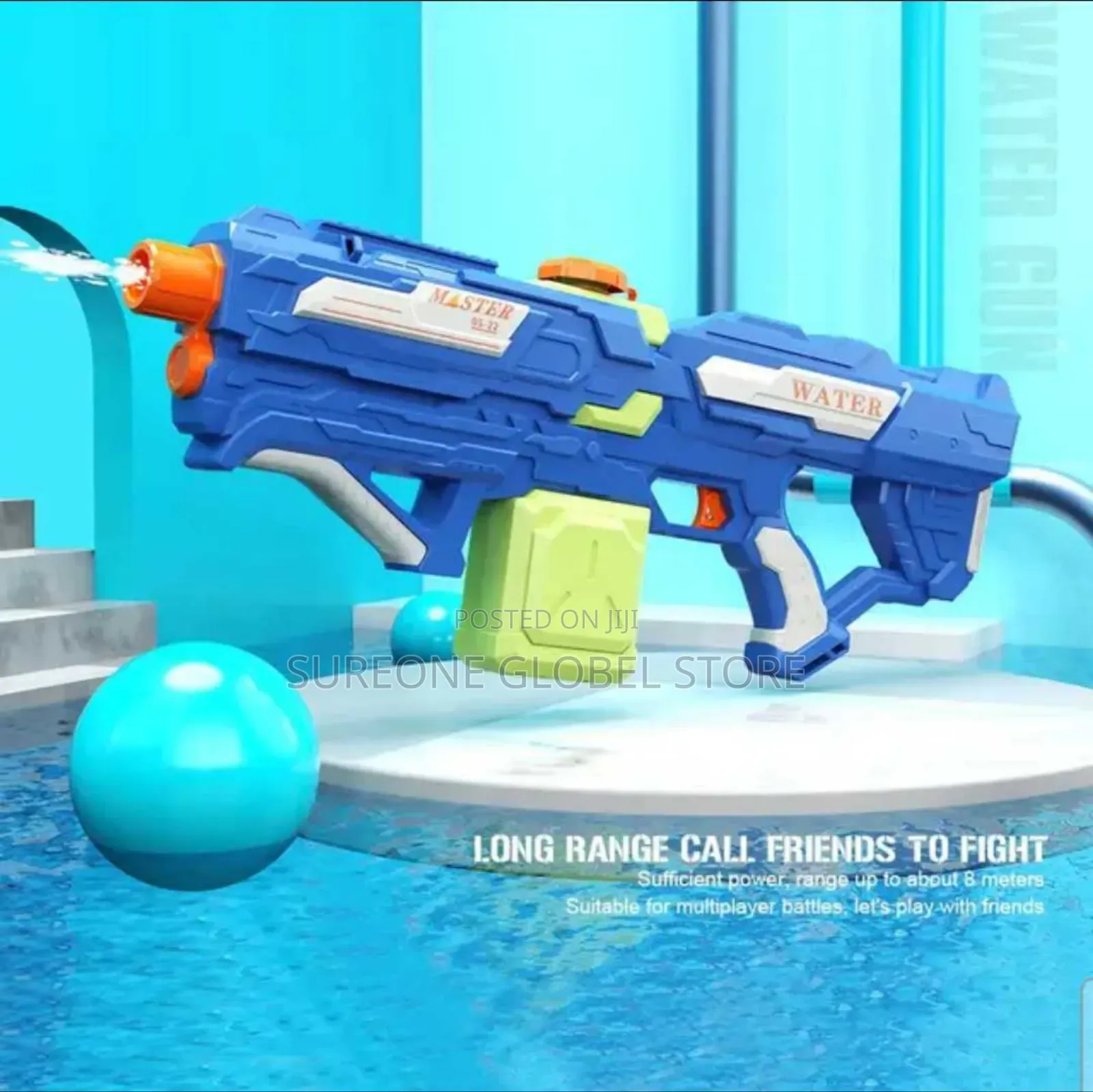 Master Electric Water Gun With High Pressure Pump