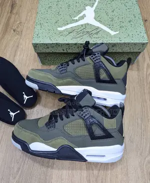 Air Jordan 4 Retro Se Craft Olive Green
