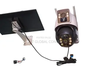 Dual Face Wireless Solar CCTV Camera