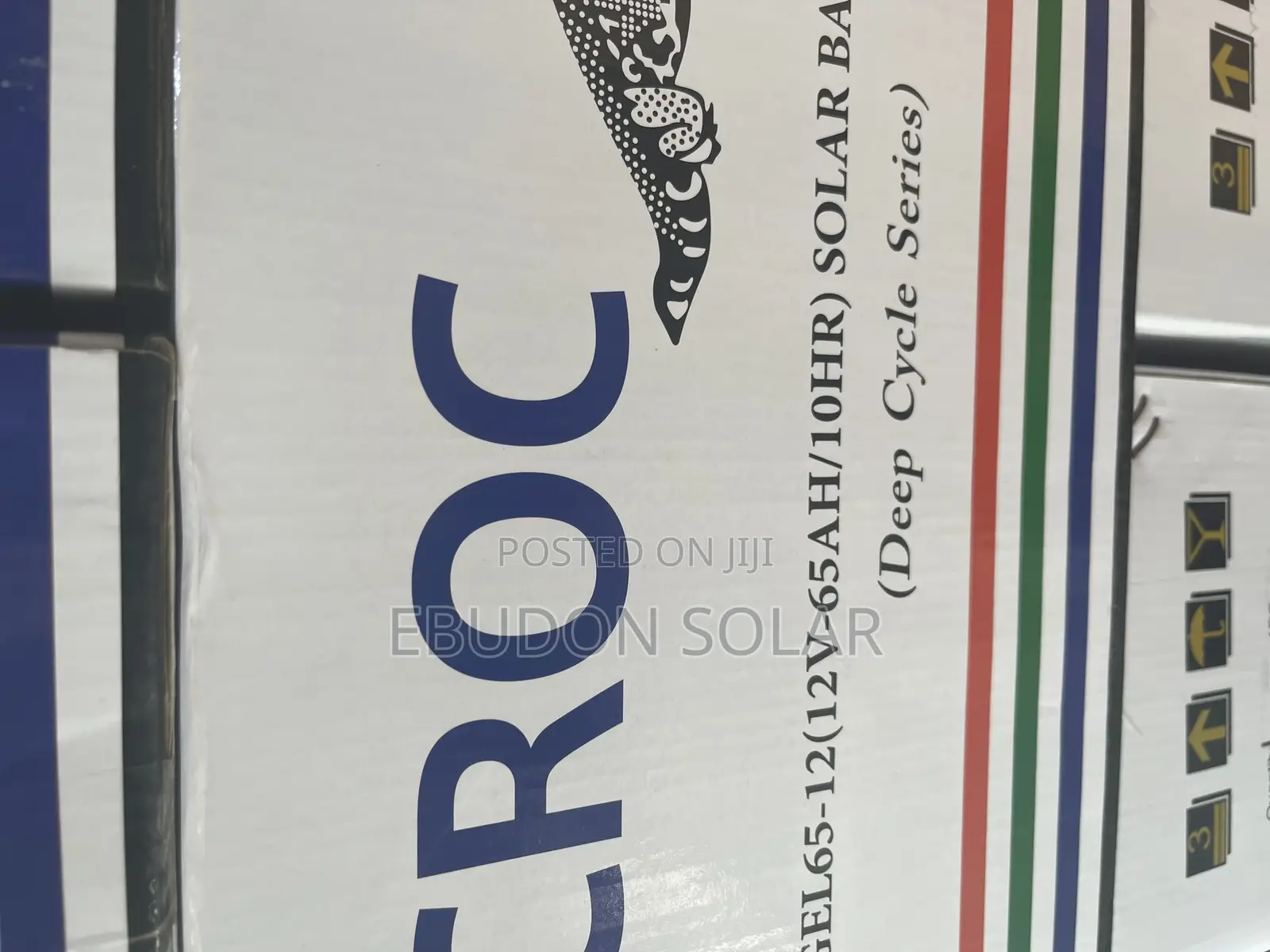 Solar Gel Battery Croc