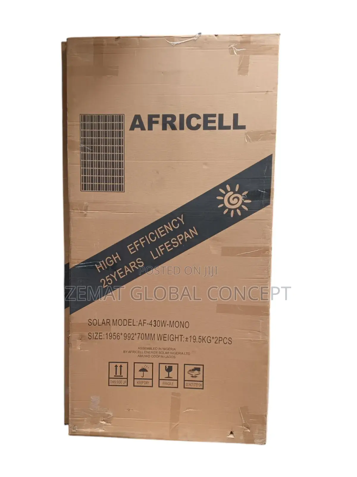 430watts Mono Crystalline Solar Panel