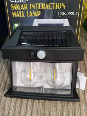 Outdoor Fence and Wall Solar Lights Double