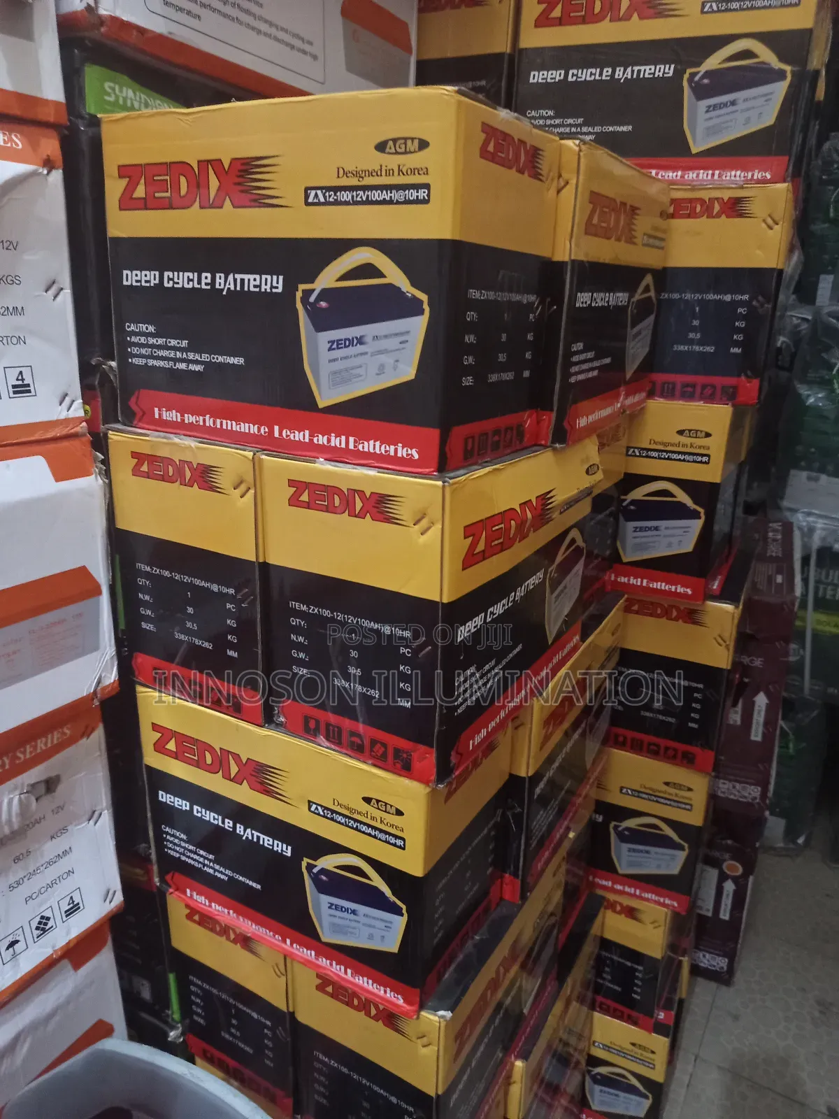 100ah Zedix Deep Cell Battery