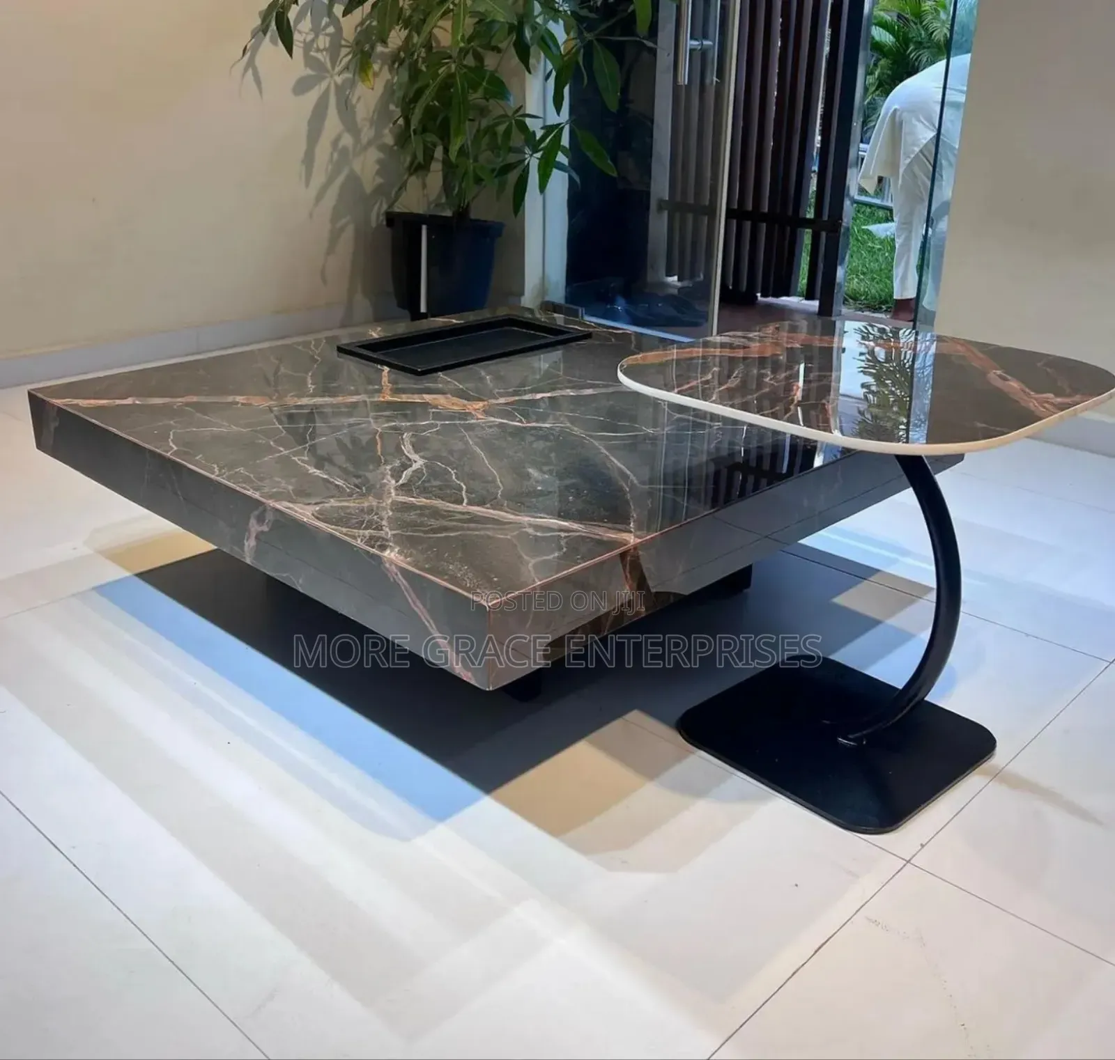Unique Center Table and Side Stool.