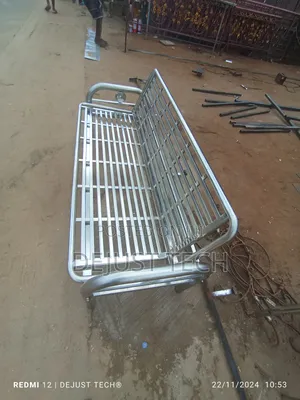 Photo - Stainless 3 Seater Chair Collapsible
