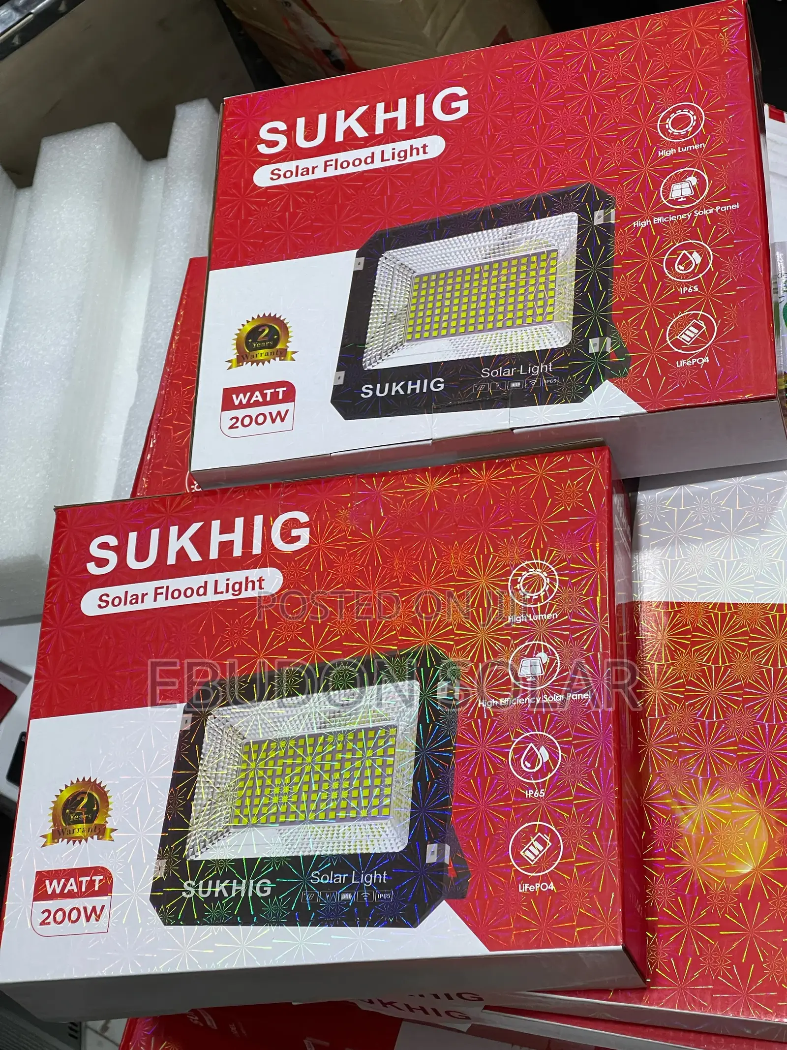 Sukhig Solar Floodlight 200watts