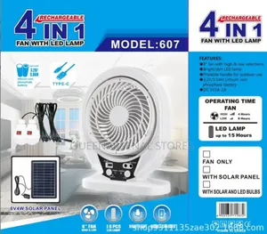 4in1 Rechargeable Fan