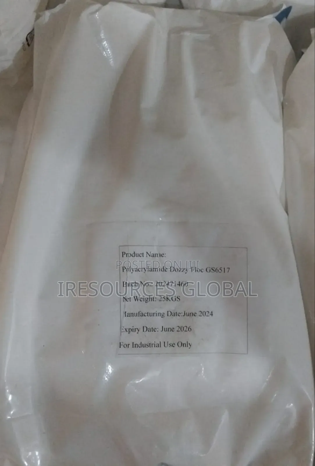 Polyacrylamide (Pam) Powder Ionic