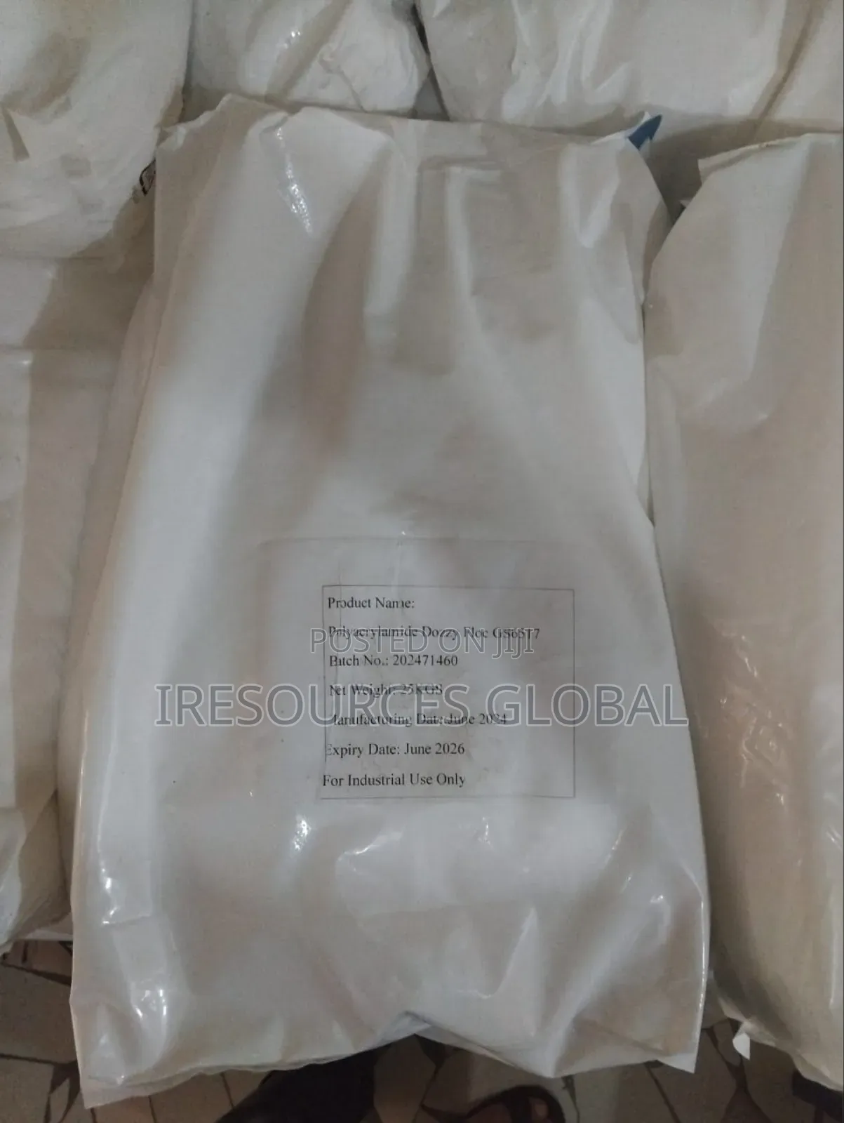 Polyacrylamide (Pam) Powder Ionic